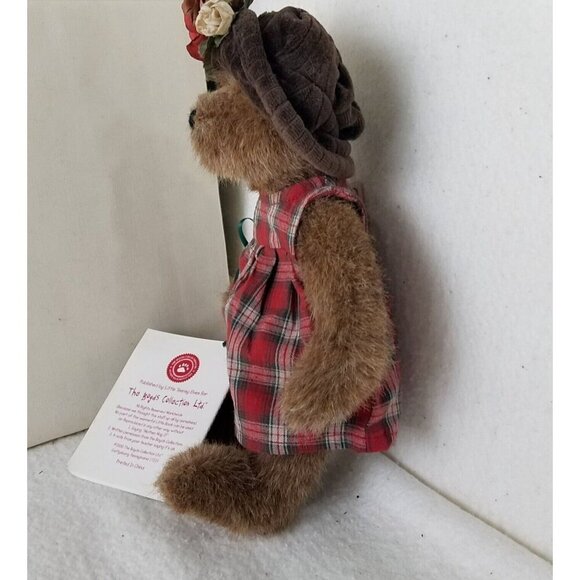 Boyds Bears Lizzie Wishkabibble #50002 Special Event Piece NWT‎ plaid dress hat - Picture 11 of 12